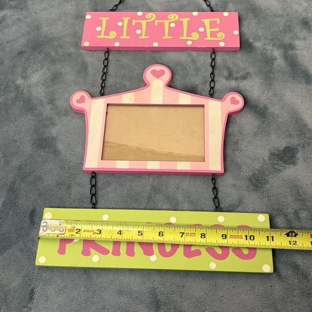 LITTLE PRINCESS Picture Frame Wall Hanging 4x6
